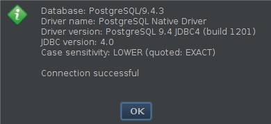 PostgreSQL SSH success